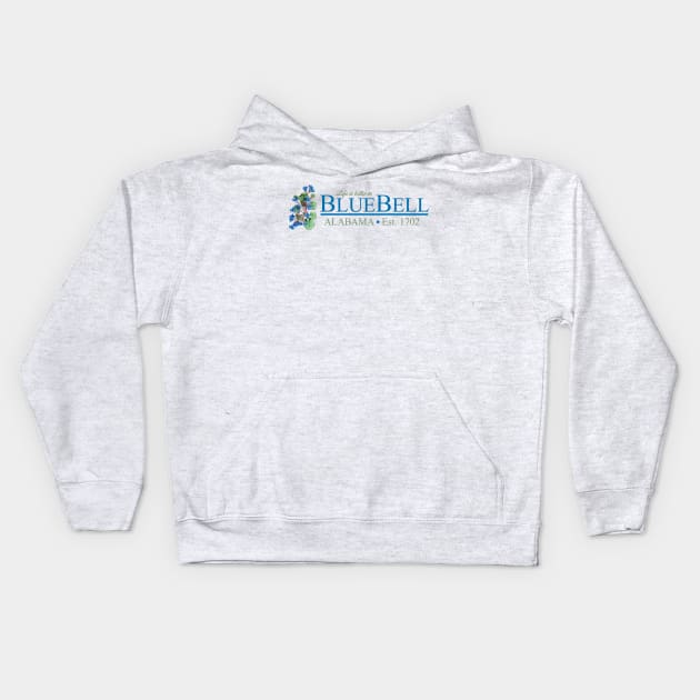 BlueBell, Alabama from Hart of Dixie Kids Hoodie by hauntedjack
